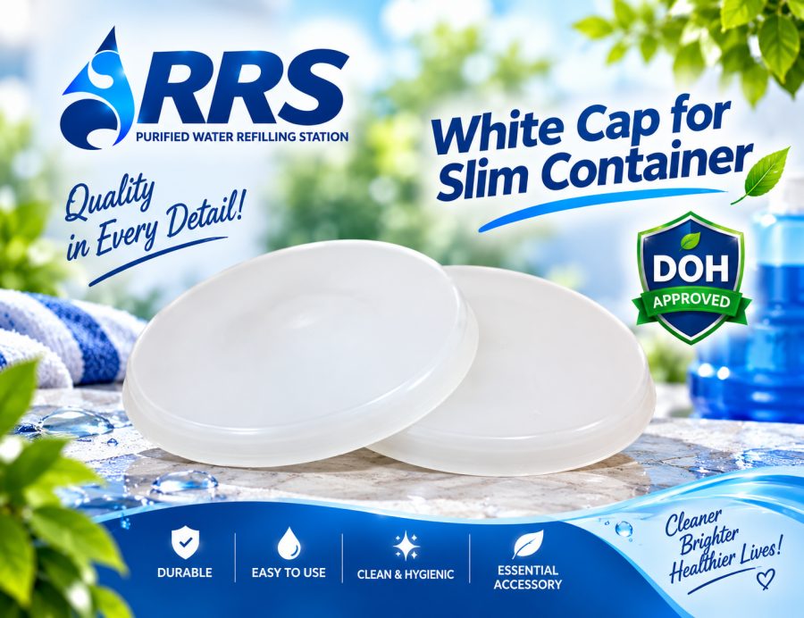 White Cover for Slim Container